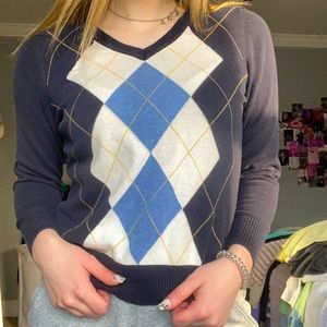 Long sleeve sweater vest